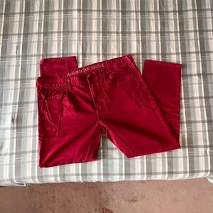 American eagle jeans red